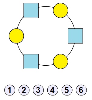 consecutive circles
