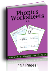 Phonics worksheets