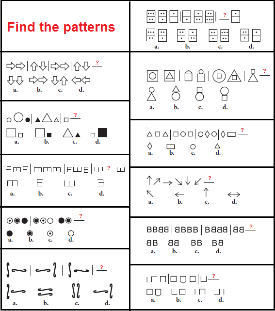 Find The Patterns