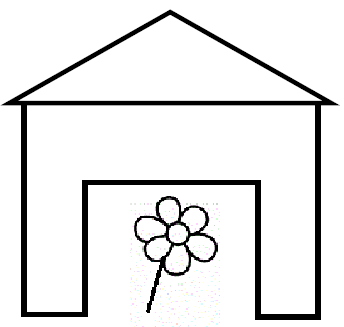 House and Flower