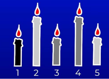 Five  Different Candles