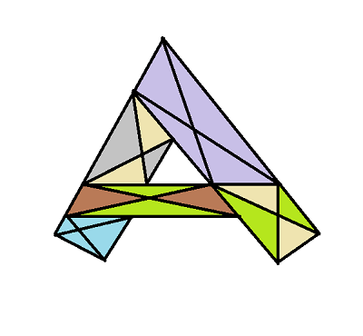 55 triangles
