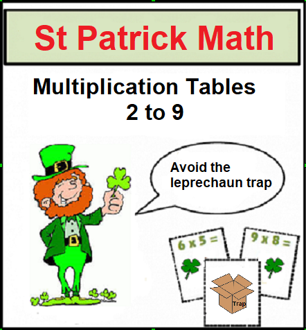 Saint Patrick Multiplication Game