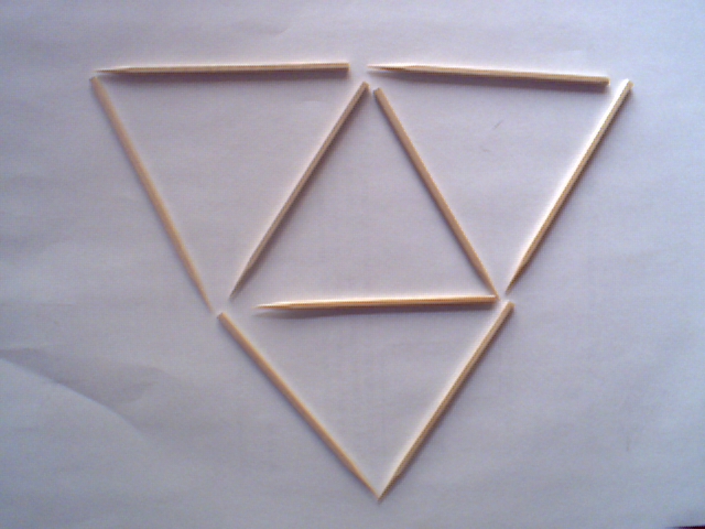 nine toothpicks