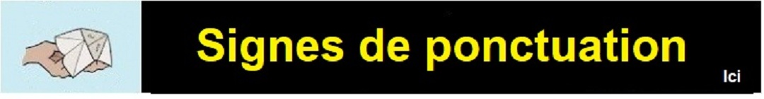 Les signes de ponctuation