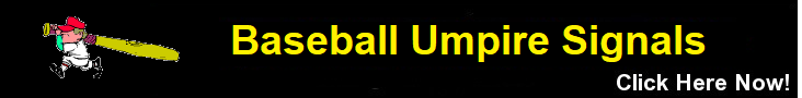 Baseball Umpire Signals