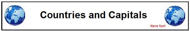 Countries and Capitals
