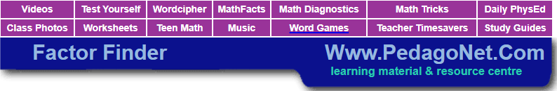 Factor Finder Banner