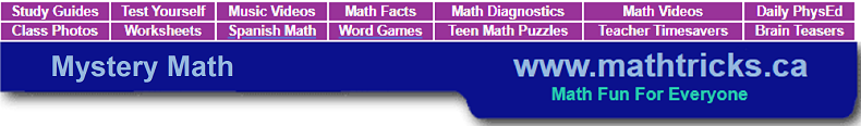 Mystery Math Banner