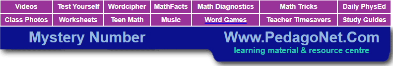 Mystery Number Banner