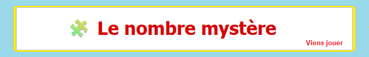 Le nombre mystere