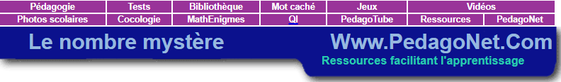 Le nombre mystere - PedagoNet