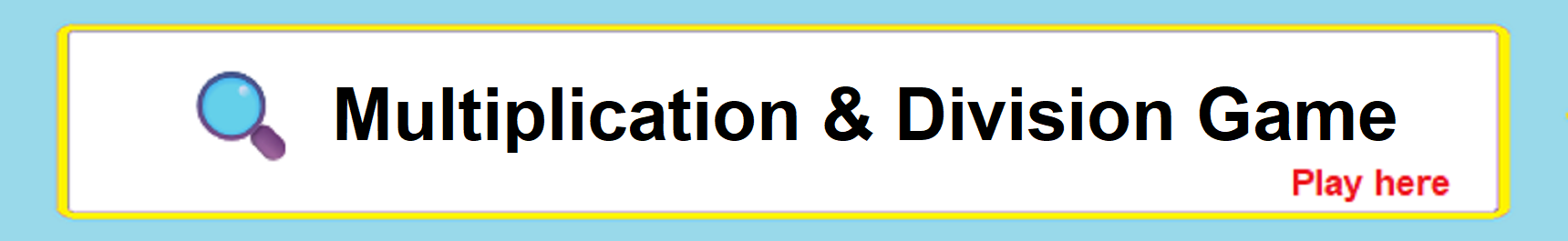 Multiplication and division pattern game
