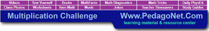 Multiplication Challenge Banner