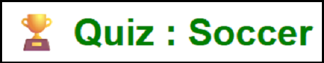 Quizz soccer - football