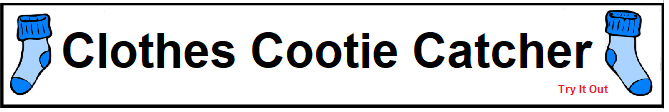 Clothes Cootie Catcher