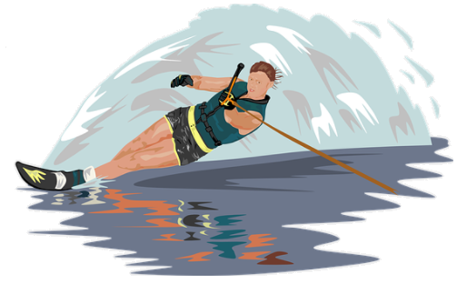 waterskiing