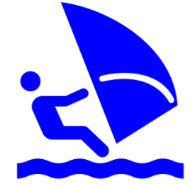 windsurfing