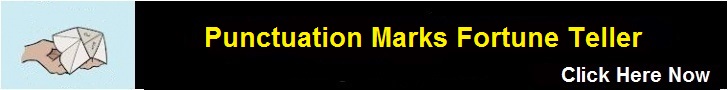 Punctuation Marks Fortune Teller