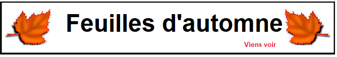 Feuilles d'automne
