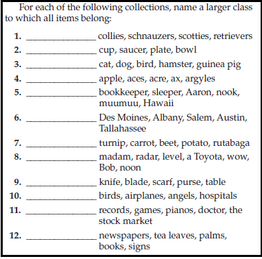 List the collections