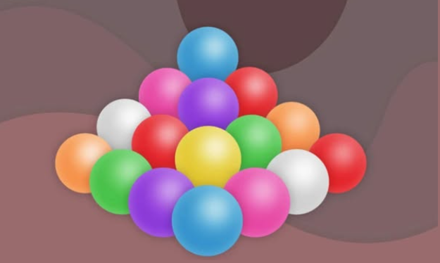 Pyramid balls puzzle