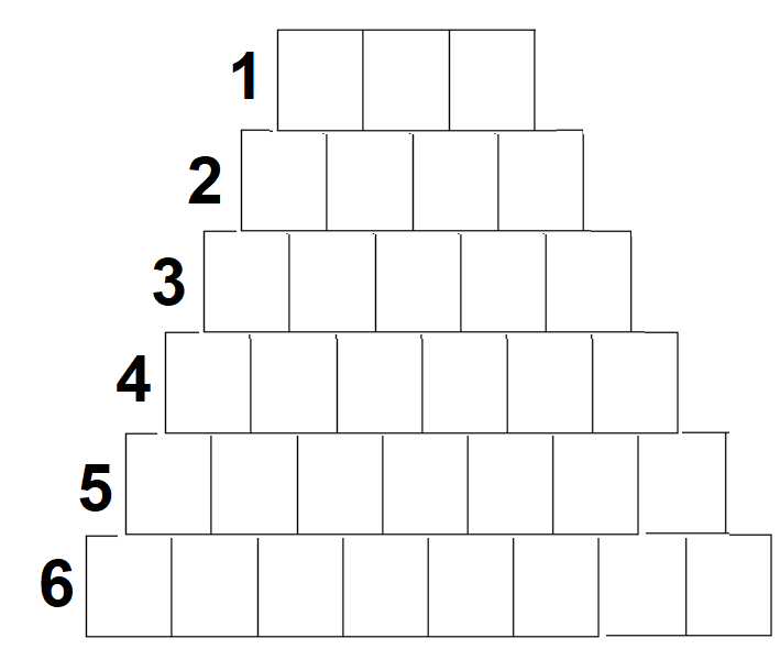 Pyramid rectangles
