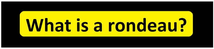 What is a rondeau?