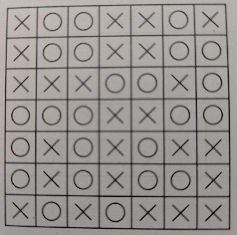 Answer to X and O