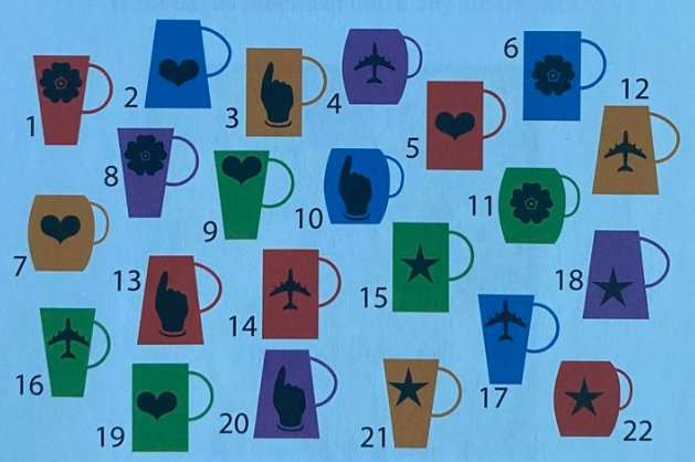 Many mugs