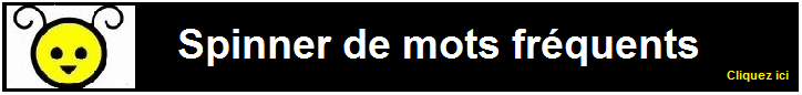 spinner de mots frequents