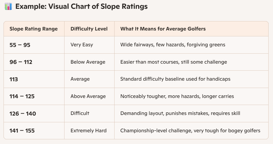 Golf Slope Rating
