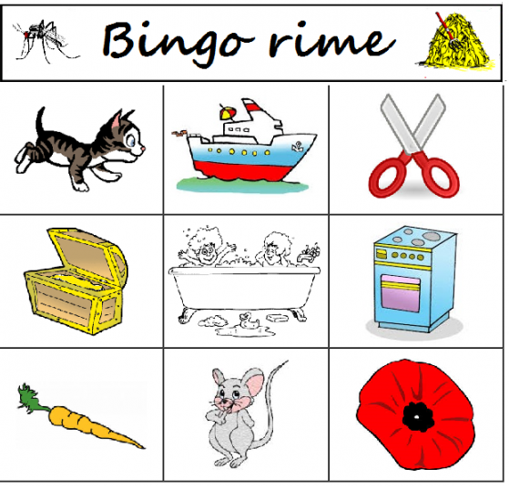 Bingo Rime - Jeu de lecture