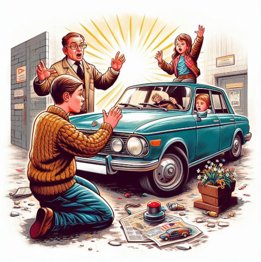 Ma premi&egrave;re le&ccedil;on de conduite