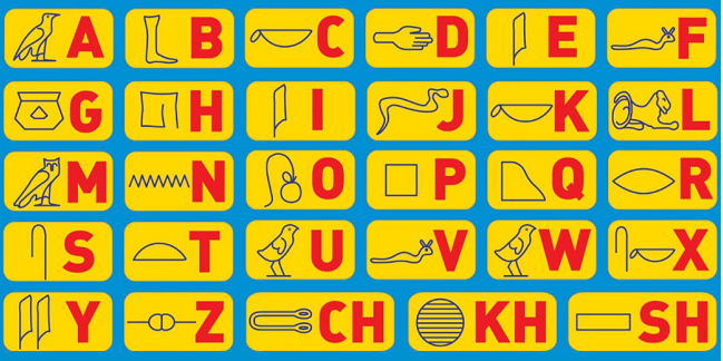 Les hi&eacute;roglyphes