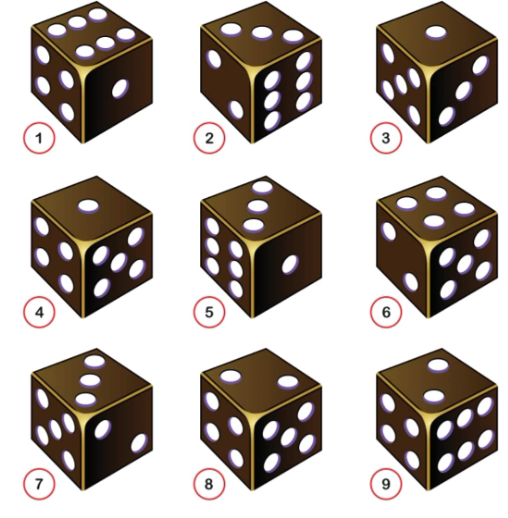 Plusieurs d&eacute;s