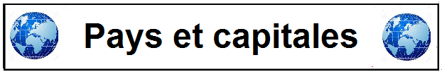 Pays et capitales