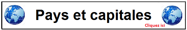 Pays et capitales