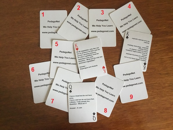 Cartes cach&eacute;es