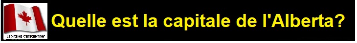 Les capitales canadiennes