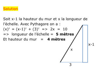 Theorem de Pythagore