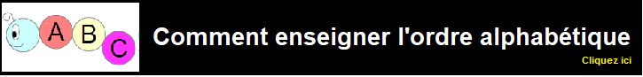 Ordre alphabetique