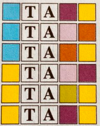 Letrres de la meme couleur