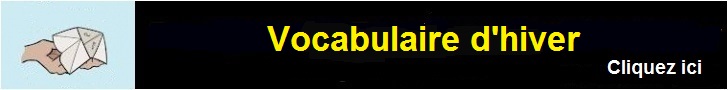 Vocabulaire d'hiver