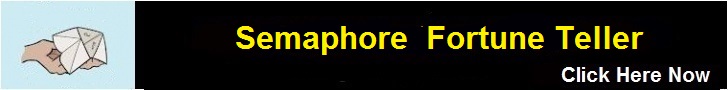 Semaphore Fortune Teller