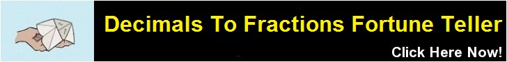 Decimals to fractions